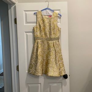 Lily Pulitzer Gold Dress